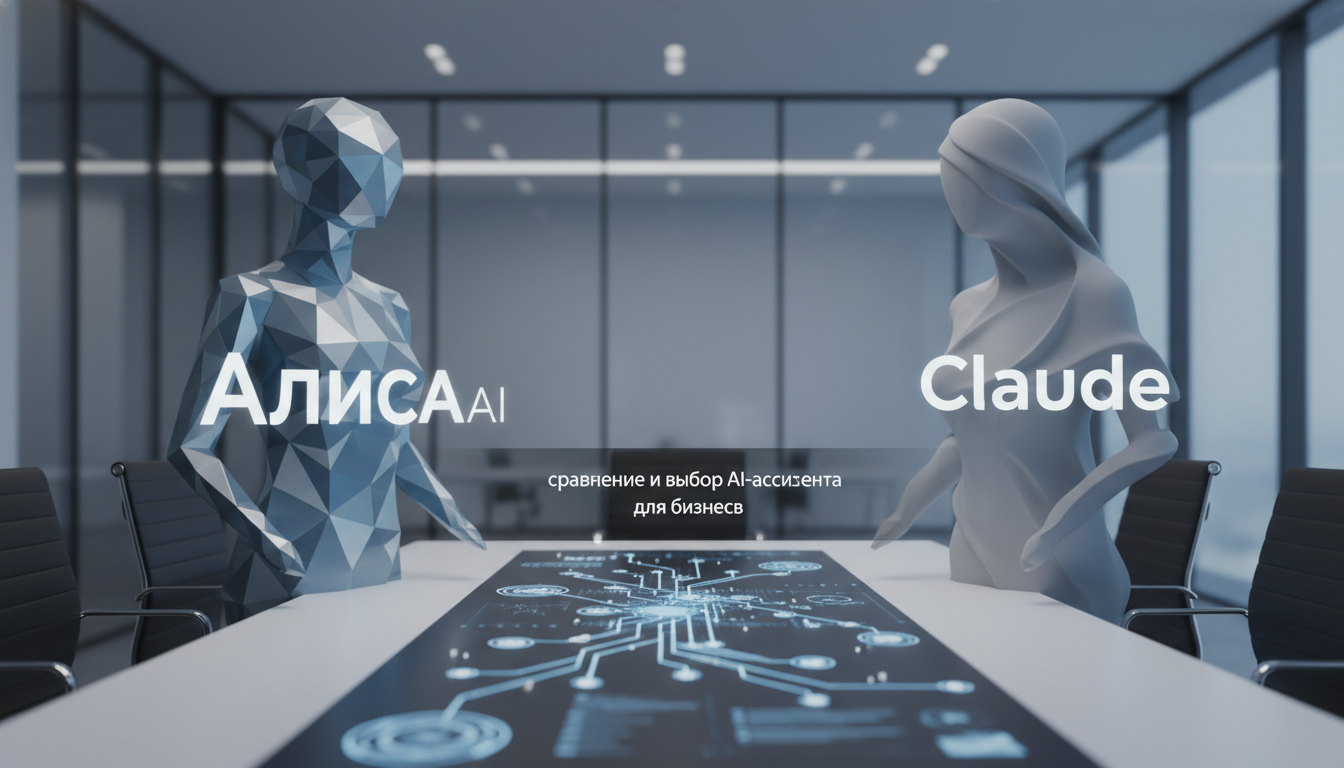 обложка для статьи про Алиса AI vs Claude: сравнение и выбор AI-ассистента для бизнеса