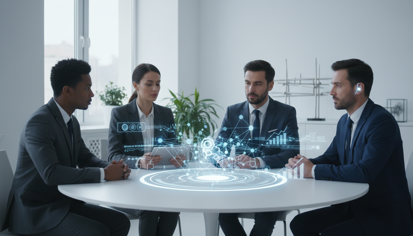 обложка для статьи про Автоматизация бизнес-процессов нейросетями: эффективное внедрение и оптимизация