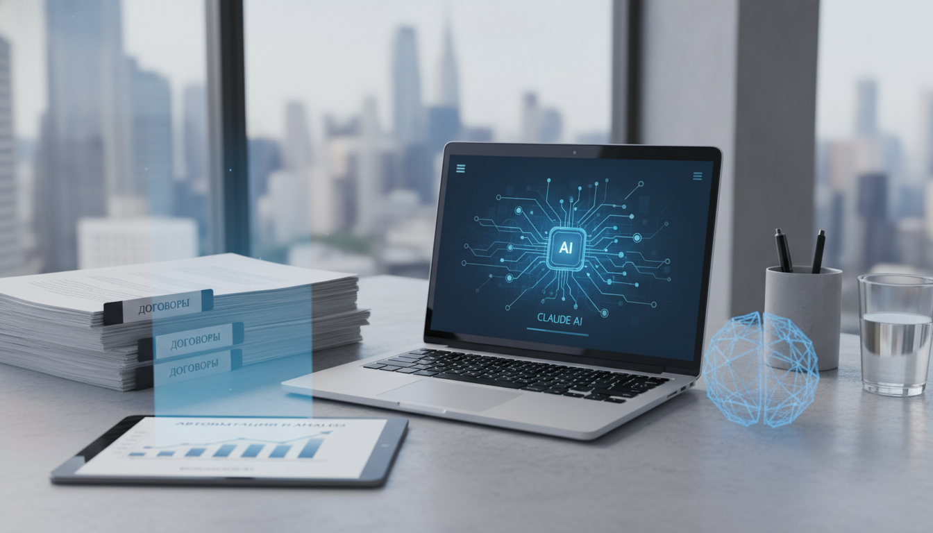 обложка для статьи про Claude AI для договоров: автоматизация и анализ юридических документов