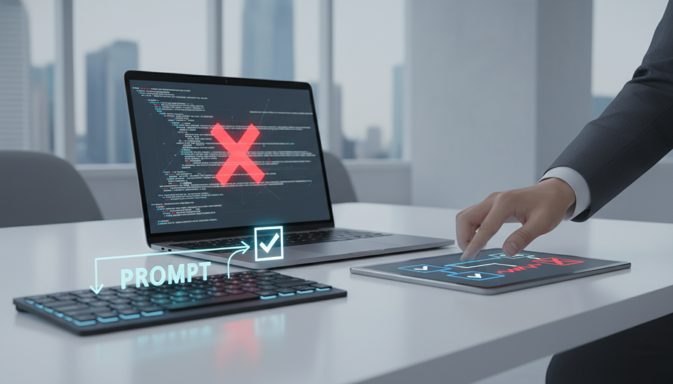 обложка для статьи про Ошибки при написании промптов: как их избежать и писать правильно