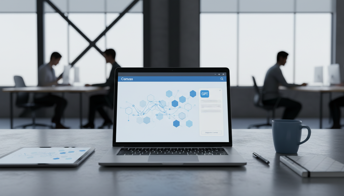 обложка для статьи про Как использовать Canvas в ChatGPT для бизнеса и контента эффективно