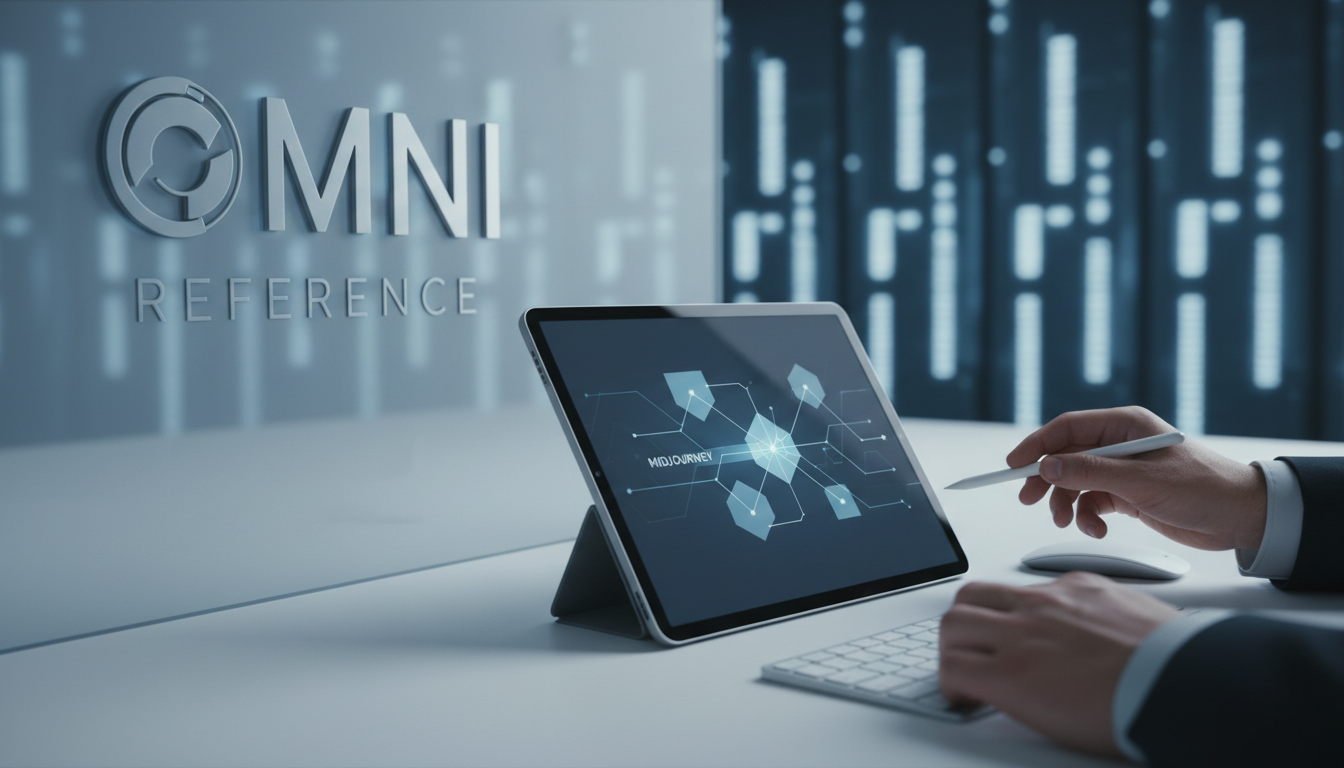 обложка для статьи про Omni Reference Midjourney для корпоративных проектов: полный гайд и кейсы