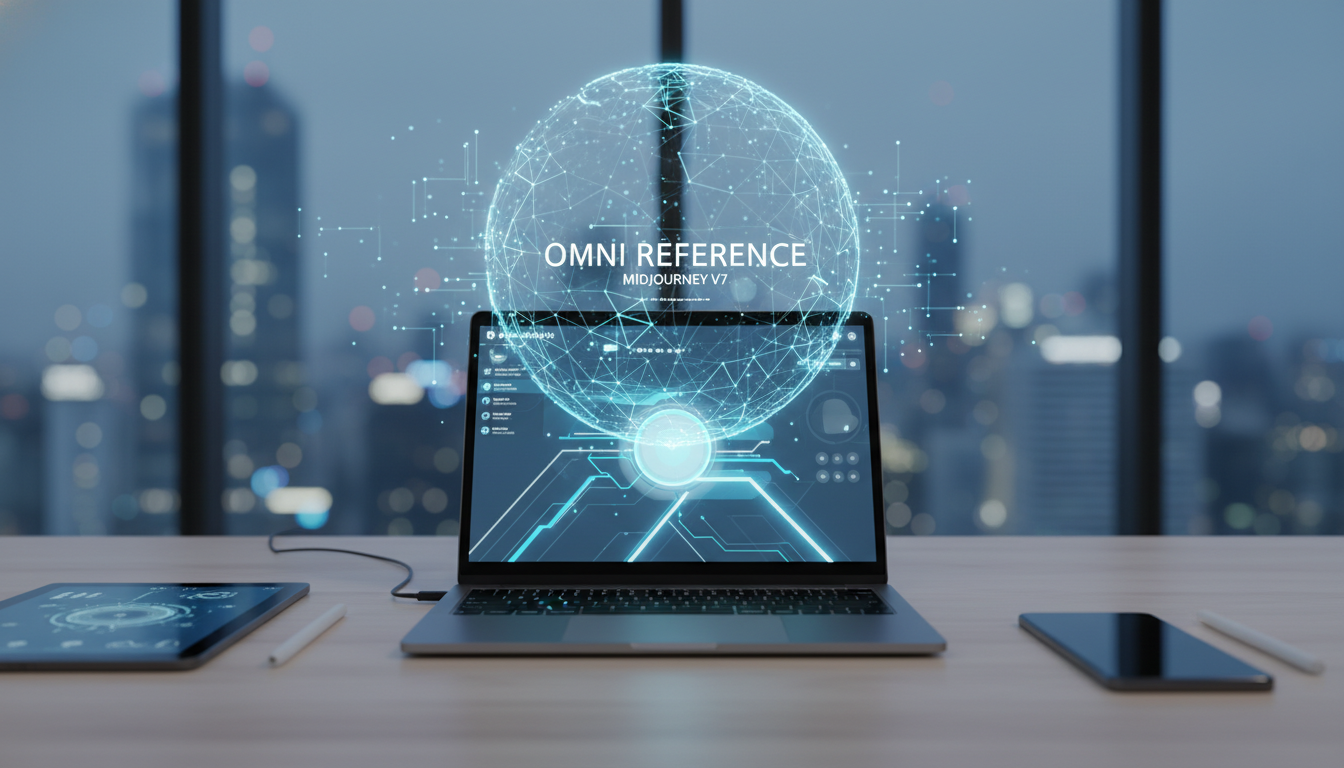 обложка для статьи про Omni Reference Midjourney V7: Полное руководство по точной генерации изображений