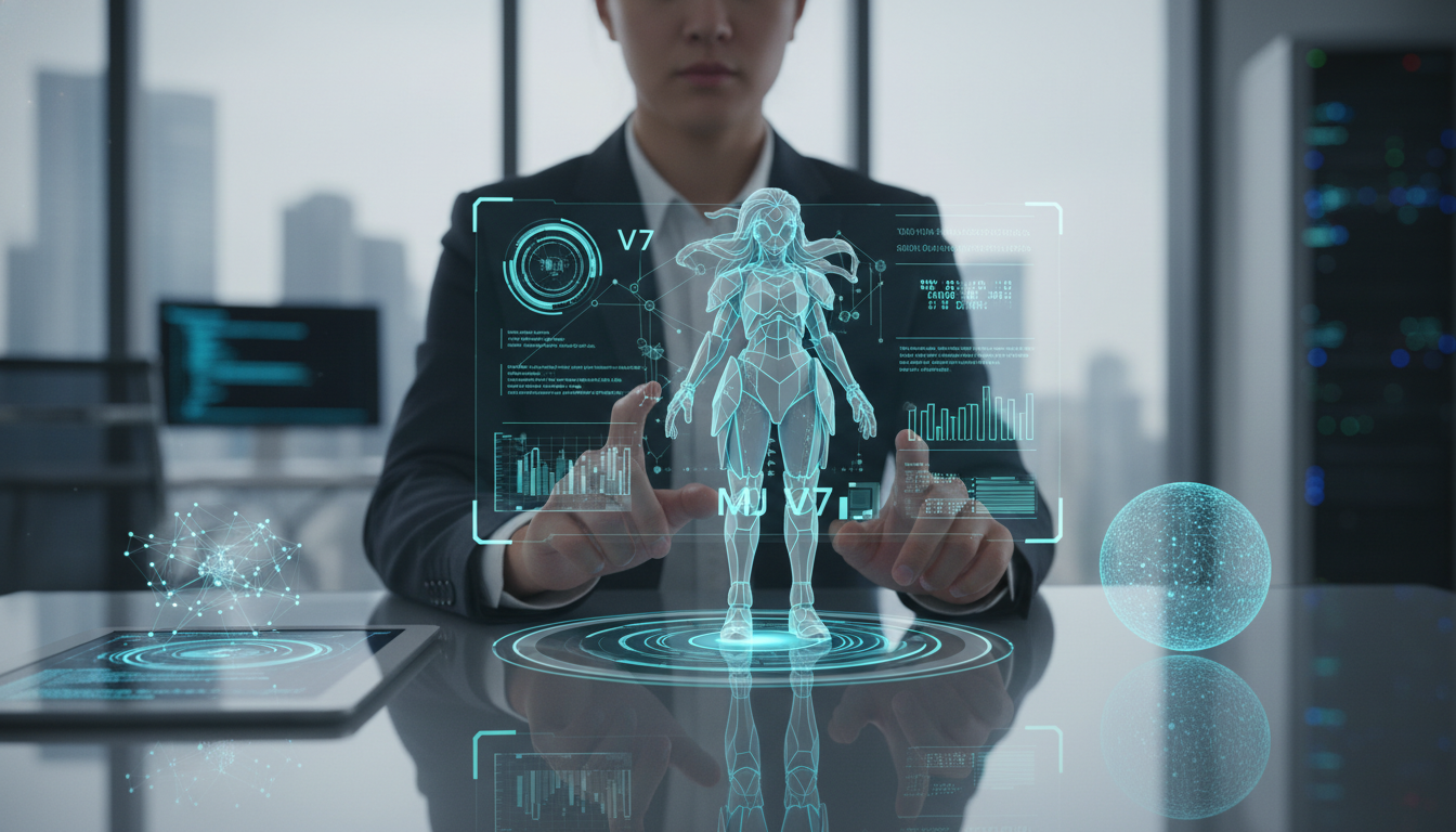 обложка для статьи про Создание 3D персонажей в Midjourney V7: практическое руководство