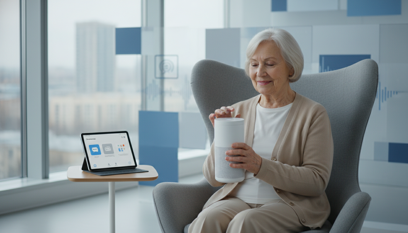 обложка для статьи про Алиса для пожилых людей: голосовой помощник для простого общения