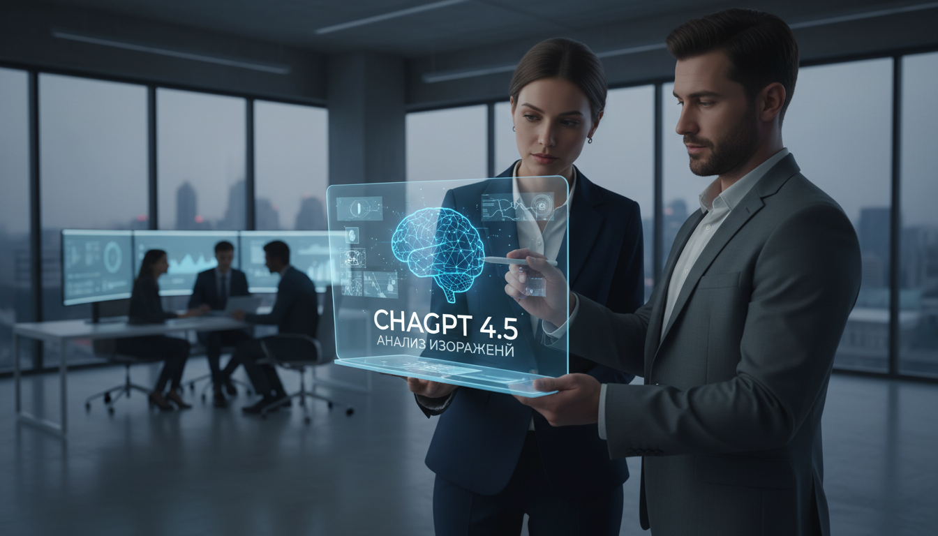 обложка для статьи про ChatGPT 4.5 анализ изображений: полное руководство для малого бизнеса