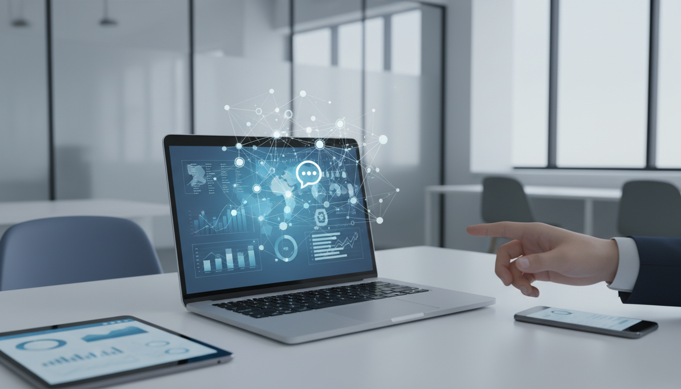 обложка для статьи про ChatGPT для анализа данных в бизнесе: от основ до продвинутых методов