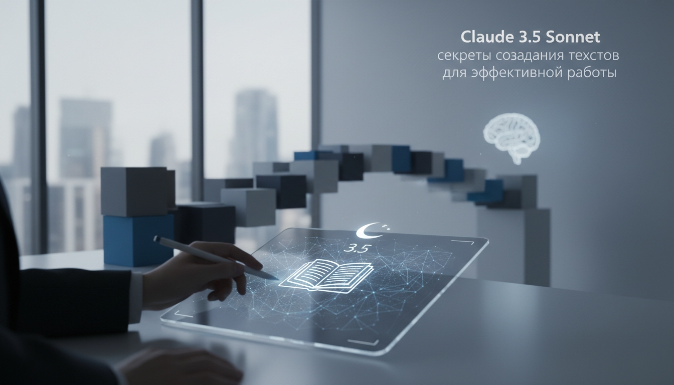обложка для статьи про Claude 3.5 Sonnet секреты создания текстов для эффективной работы
