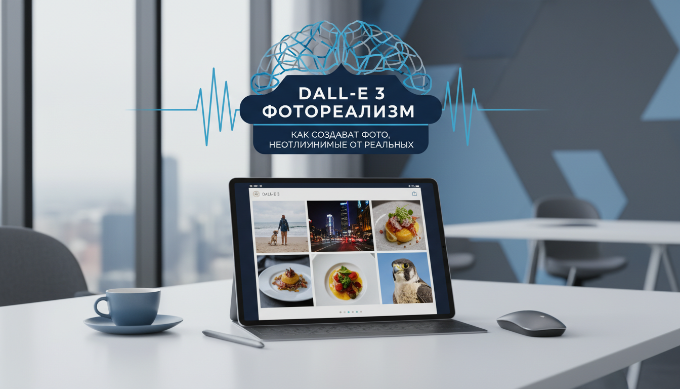 обложка для статьи про DALL-E 3 фотореализм: Как создавать фото, неотличимые от реальных