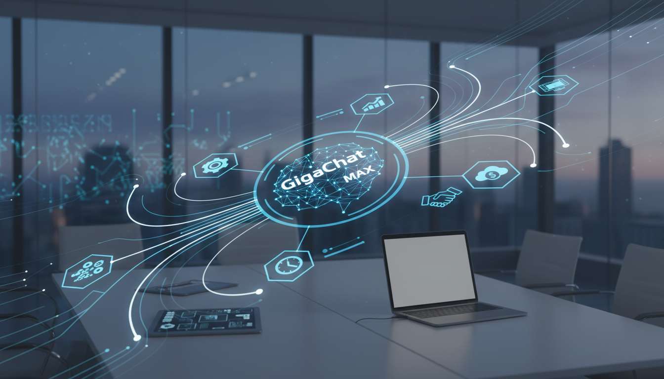 обложка для статьи про Интеграция GigaChat MAX в бизнес: полный гид по автоматизации и росту эффективности