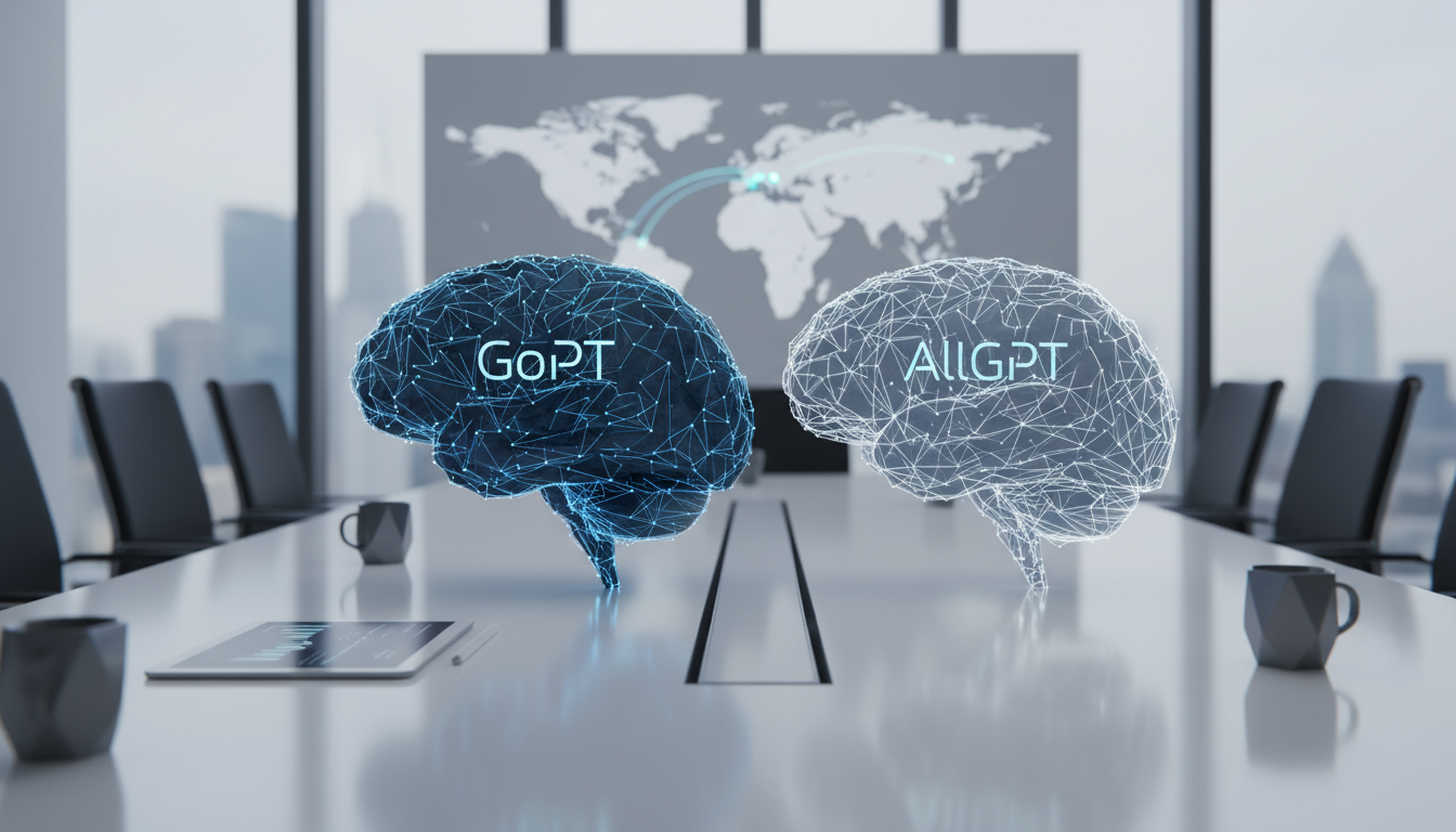 обложка для статьи про Сравнение GoGPT и AllGPT: выбор AI-комбайна для бизнеса России