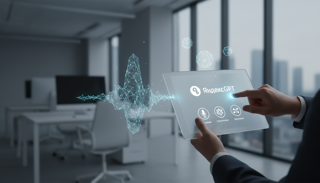 обложка для статьи про Голосовые команды YandexGPT: создание, настройка и применение