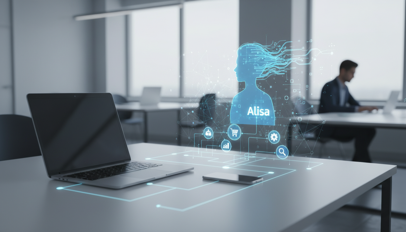 обложка для статьи про Интеграция Алисы AI для малого бизнеса: оптимизация и автоматизация