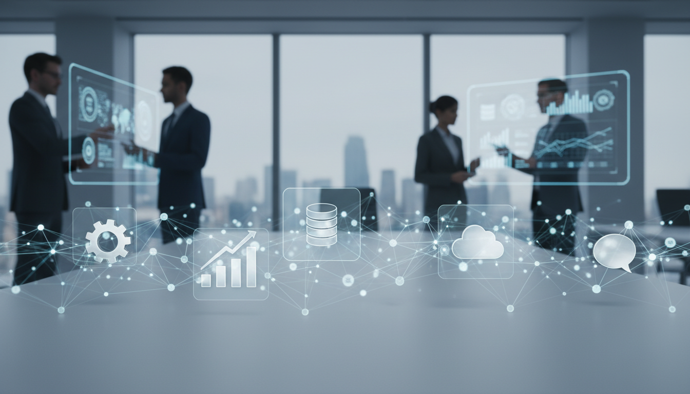 обложка для статьи про Интеграция мультисервисов нейросетями для автоматизации бизнеса