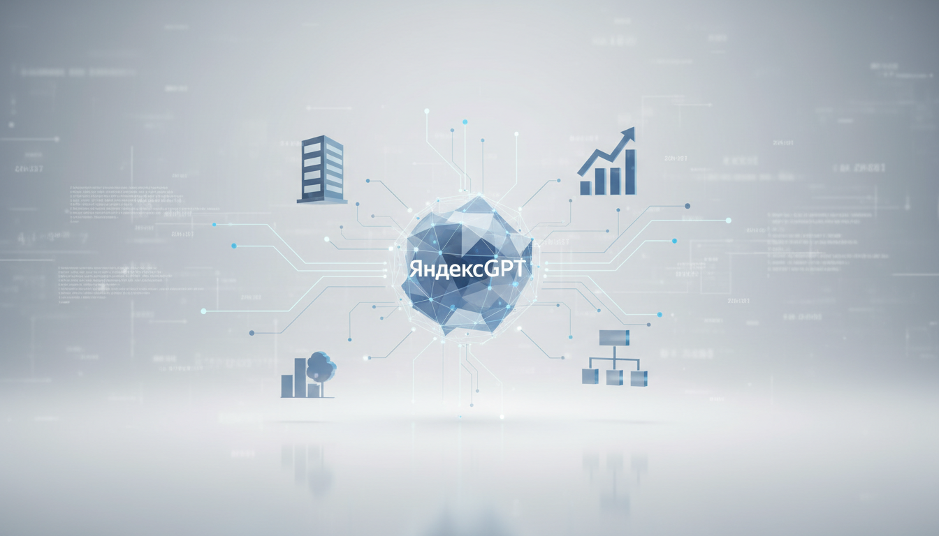 обложка для статьи про Интеграция YandexGPT в бизнес: руководство по автоматизации и успеху