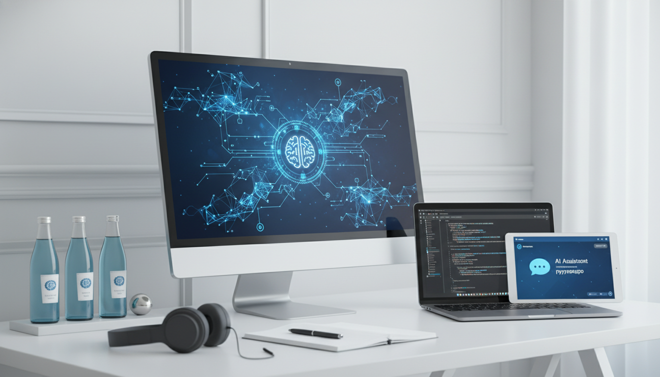обложка для статьи про Как создать AI ассистента: пошаговое руководство для новичков