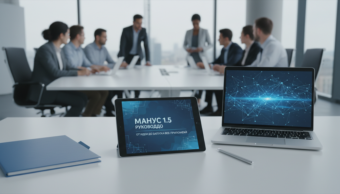 обложка для статьи про Манус 1.5 руководство: от идеи до запуска веб-приложений