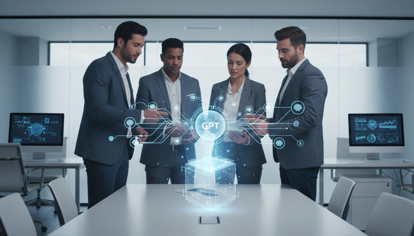 обложка для статьи про Мультиагентная система GPT 5 Mini: создание и применение в бизнесе