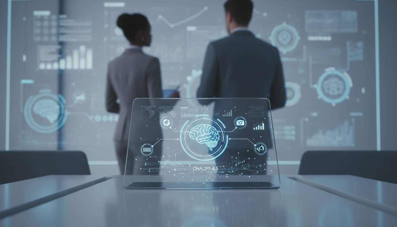обложка для статьи про Мультимодальные возможности ChatGPT-4.5: автоматизация и анализ для бизнеса