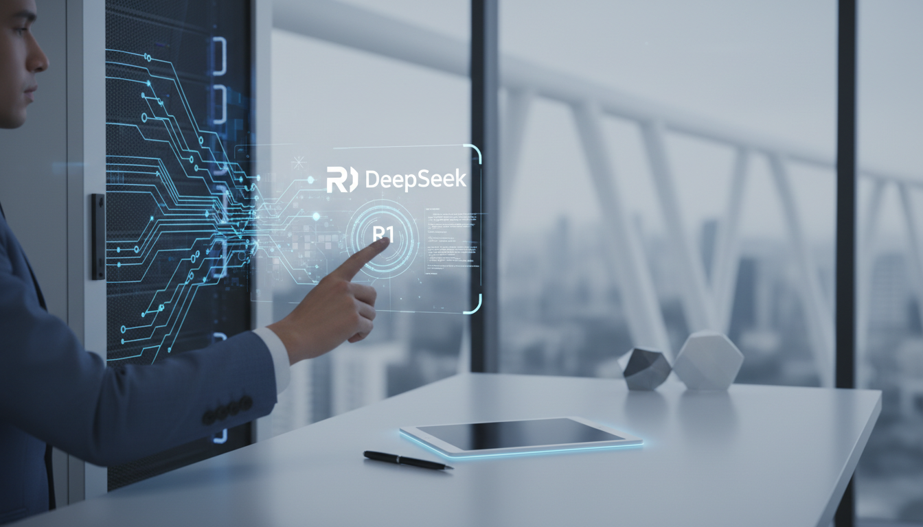 обложка для статьи про Настройка DeepSeek R1 в России: пошаговое руководство для бизнеса