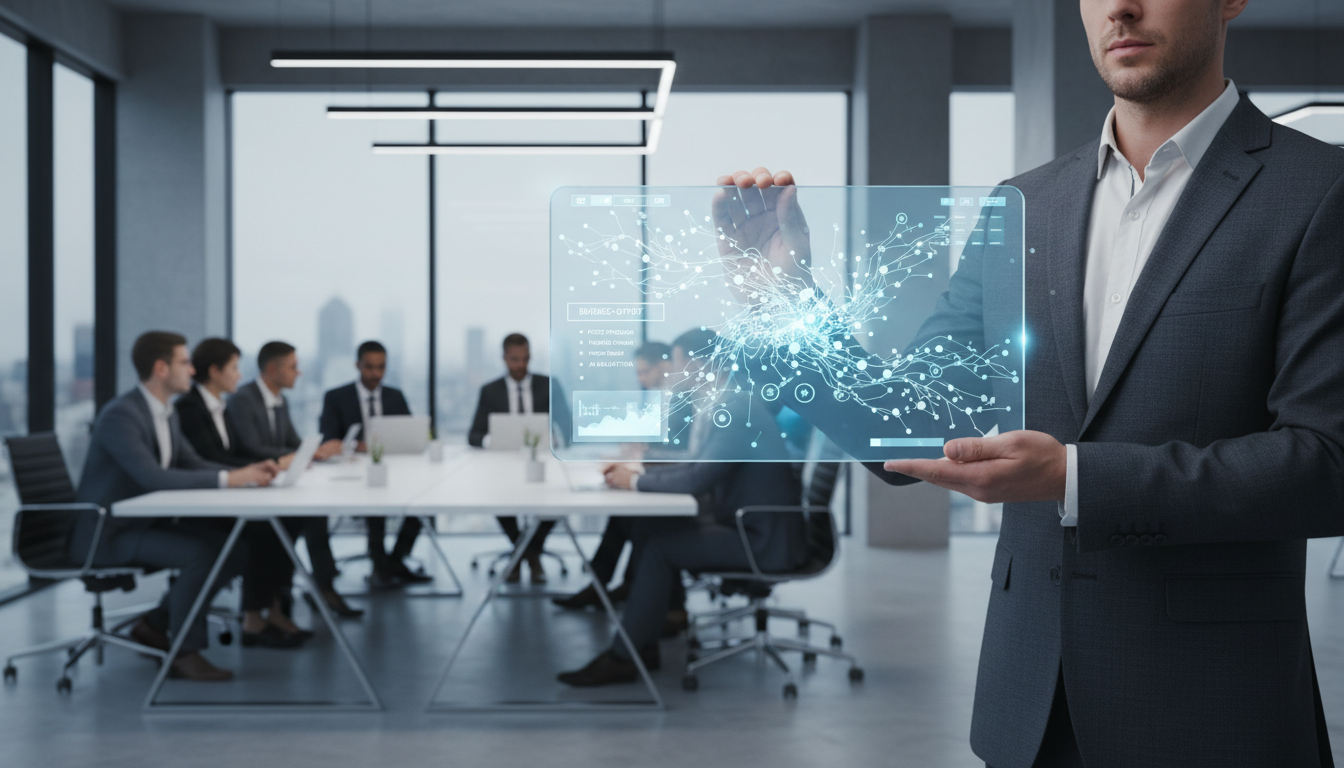 обложка для статьи про Нейросеть для презентаций: как быстро создавать слайды для бизнеса