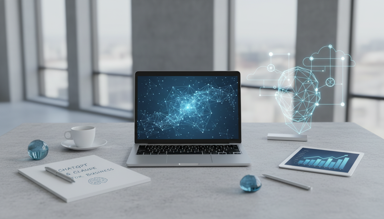 обложка для статьи про Нейросетевая стратегия маркетинга: ChatGPT и Claude для бизнеса