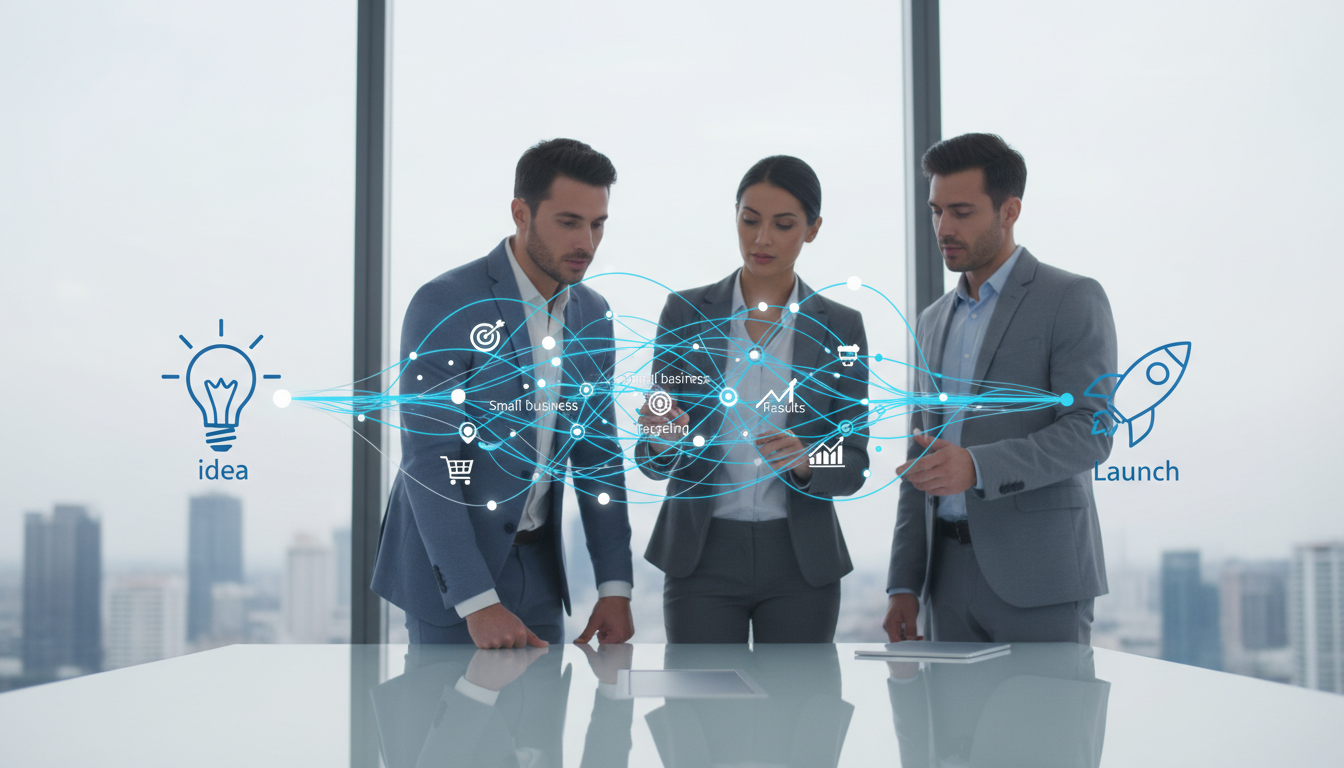 обложка для статьи про Нейросети для рекламы: от идеи до запуска для малого бизнеса