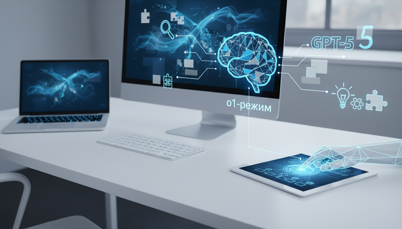 обложка для статьи про o1-режим GPT-5: Как Пошаговое Мышление Изменяет Решение Задач