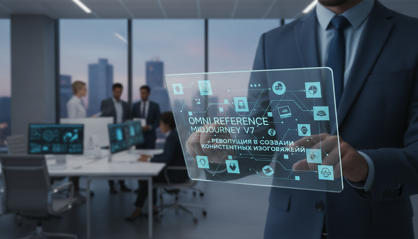 обложка для статьи про Omni Reference Midjourney V7: Революция в Создании Консистентных Изображений