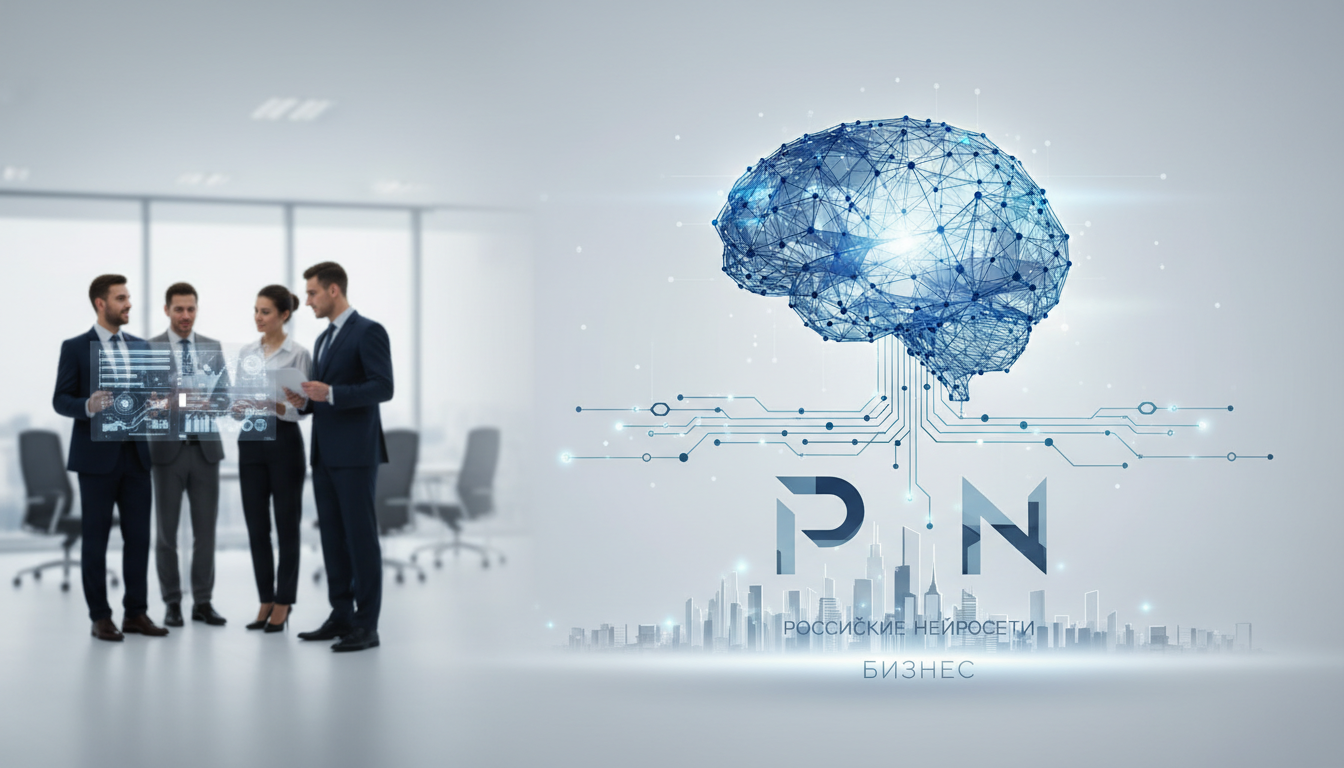 обложка для статьи про Российские нейросети для бизнеса 2025: обзор, преимущества и внедрение