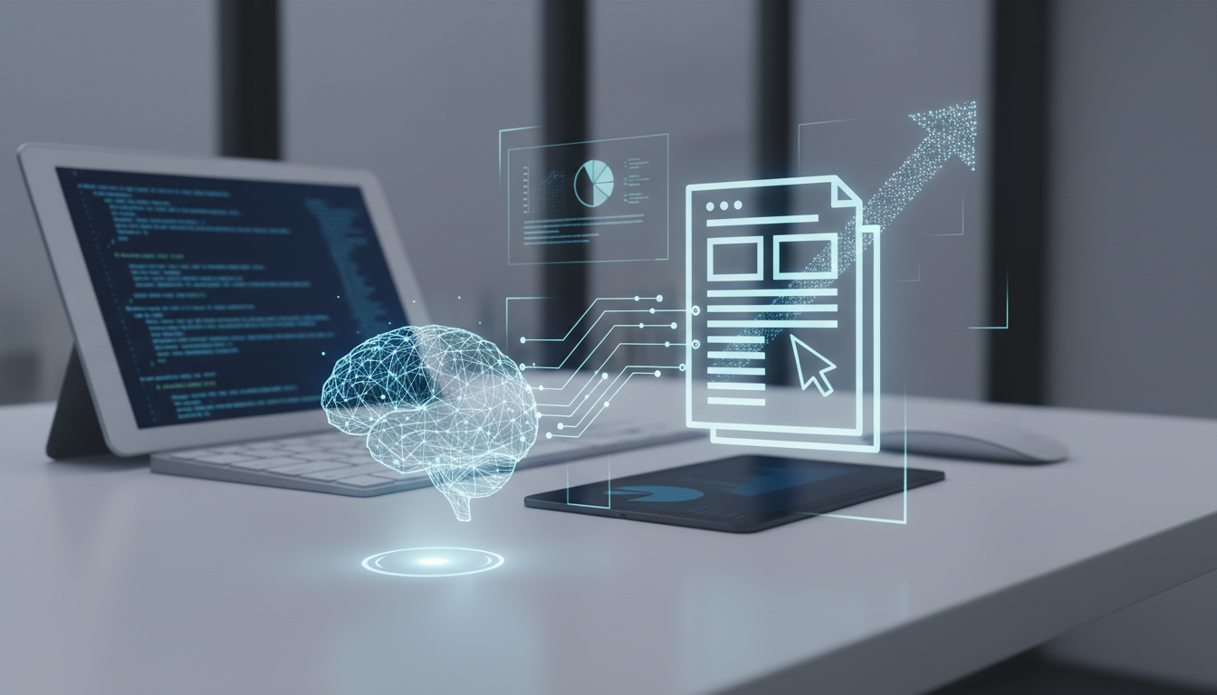 обложка для статьи про Оптимизация SEO текстов с помощью AI: эффективные методы 2025