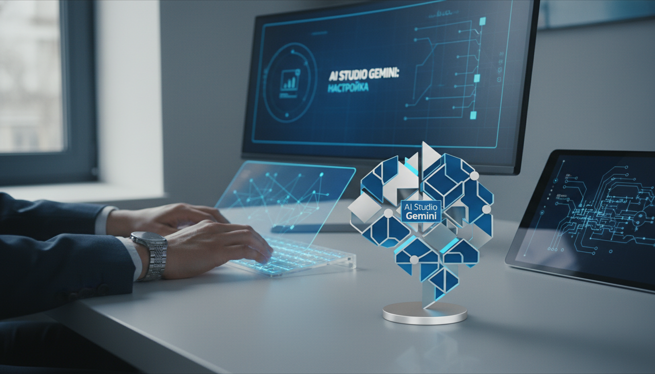 обложка для статьи про Как настроить AI Studio Gemini: Полное руководство для пользователей