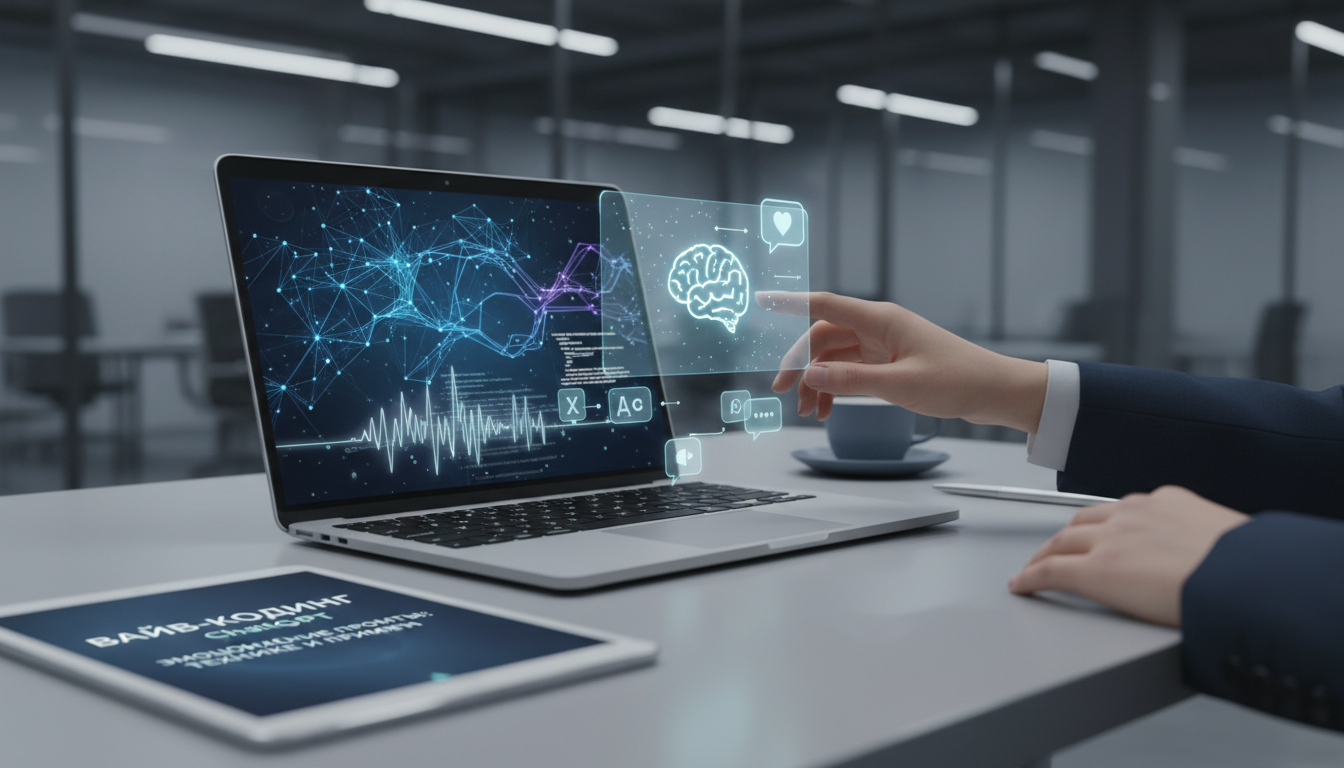 обложка для статьи про Вайб-кодинг ChatGPT эмоциональные промты: техники и примеры