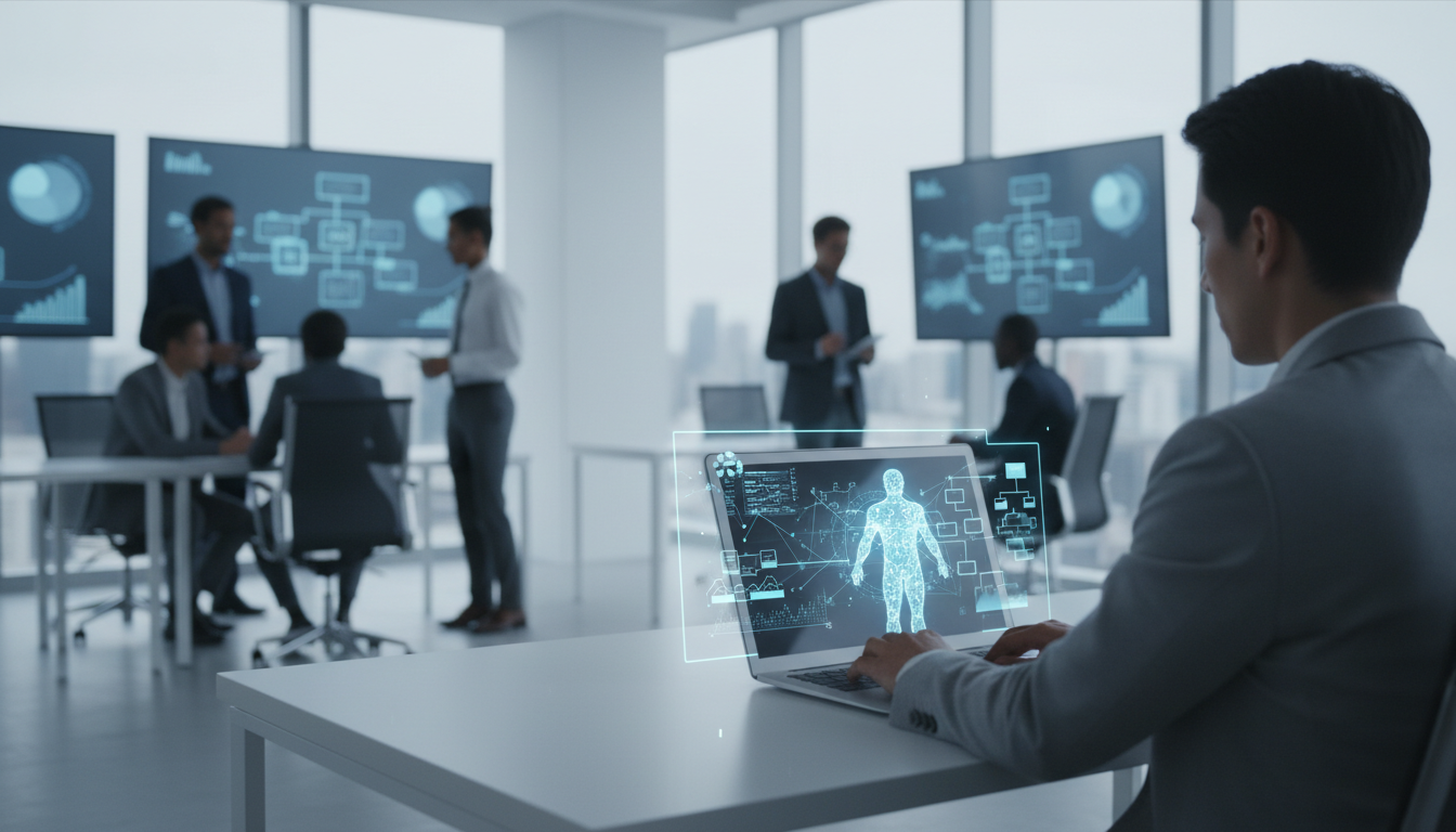 обложка для статьи про Внедрение AI ассистента: шаги и примеры для малого бизнеса