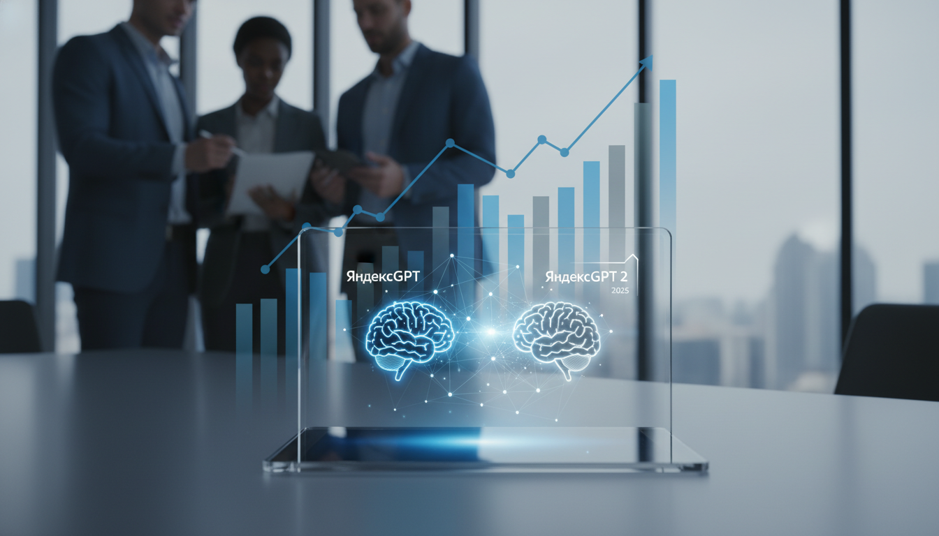 обложка для статьи про YandexGPT 2 сравнение: обзор и преимущества для бизнеса 2025