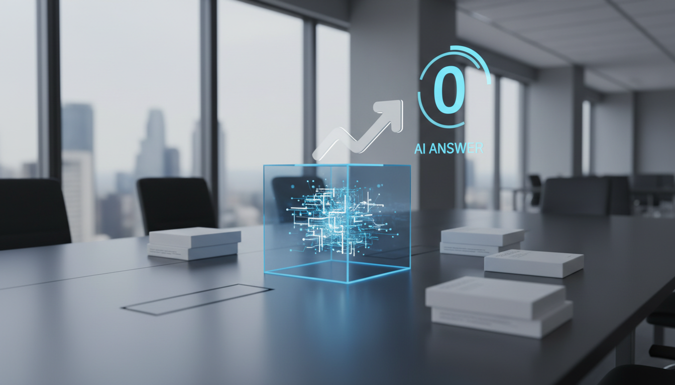 обложка для статьи про AEO оптимизация контента: попадаем в AI ответы и нулевую позицию