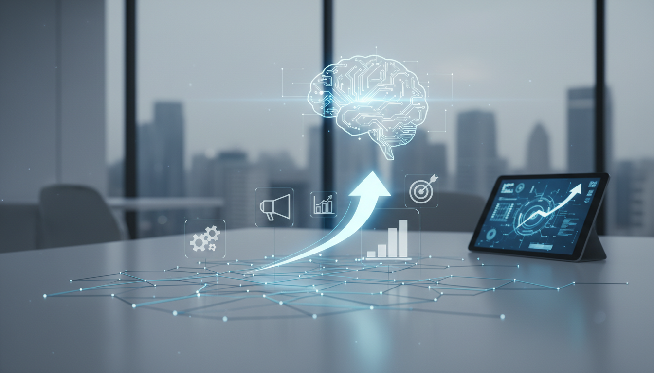 обложка для статьи про Автоматизация маркетинга ИИ: Как ИИ меняет ваш бизнес