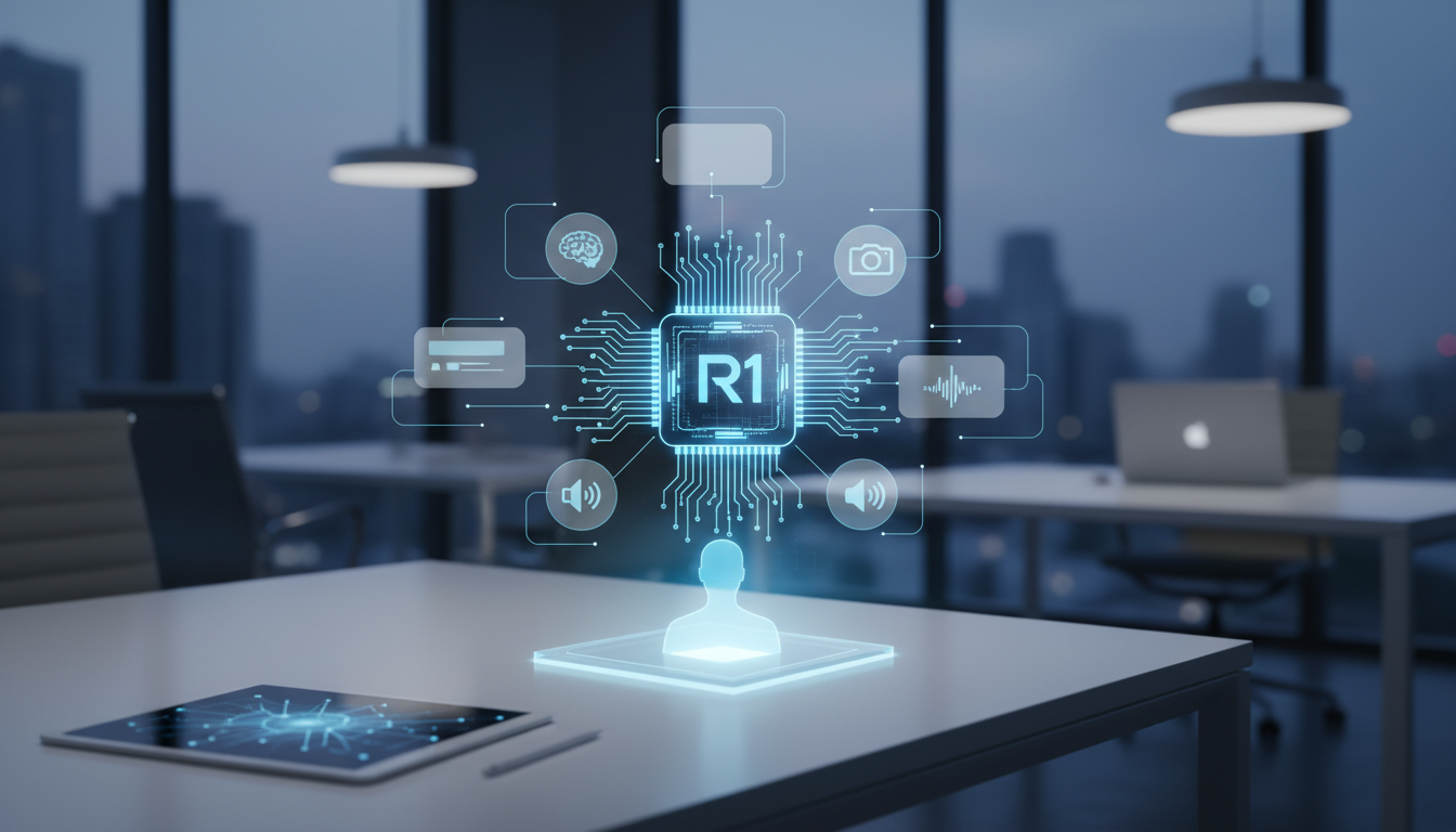 обложка для статьи про DeepSeek R1 Руководство: Создаем Мультимодального Ассистента