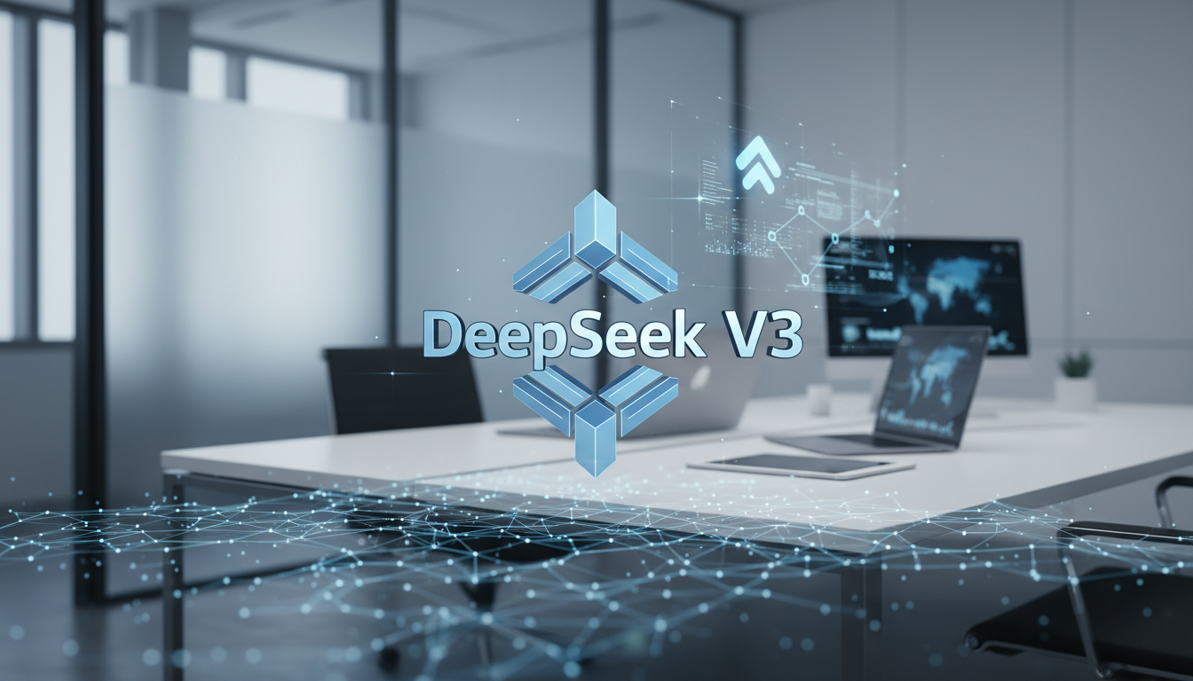 обложка для статьи про DeepSeek V3 что это: Обзор, возможности, применение и сравнение