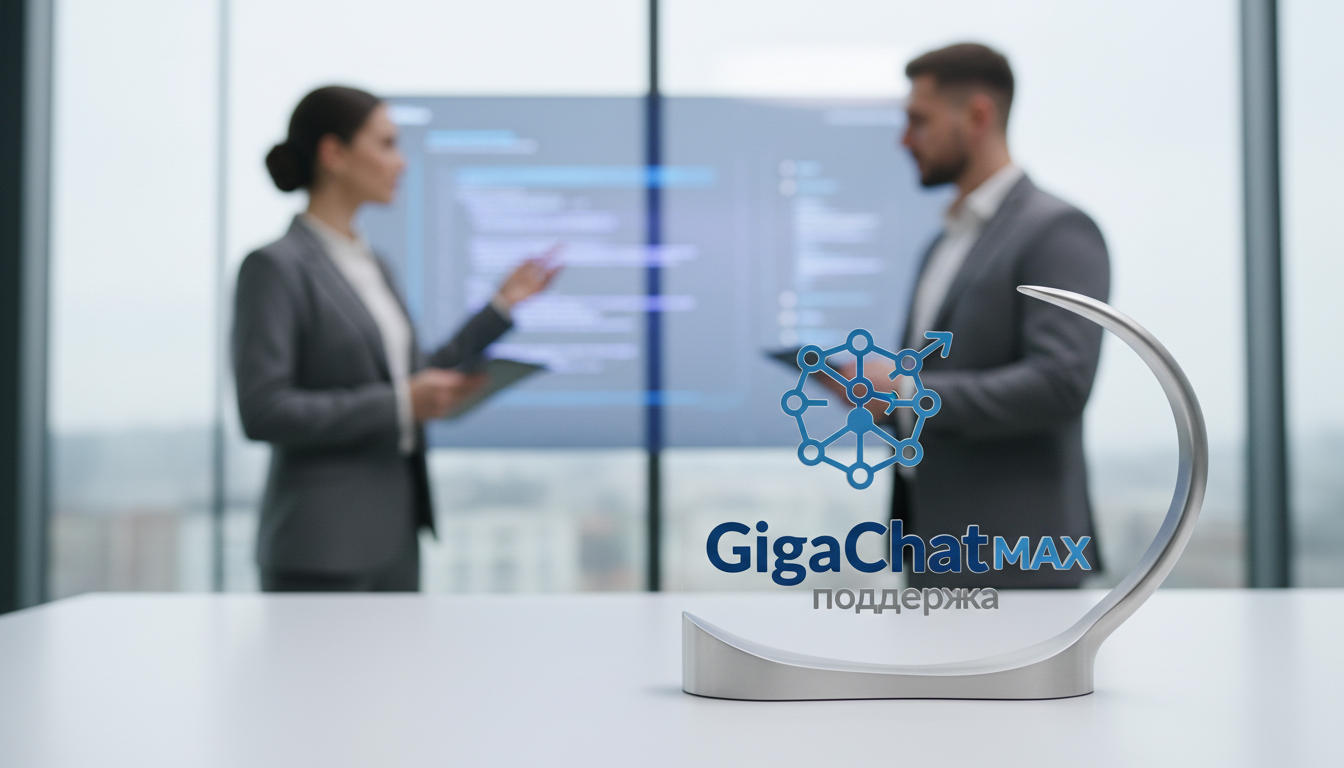обложка для статьи про GigaChat MAX поддержка: AI для вашего бизнеса