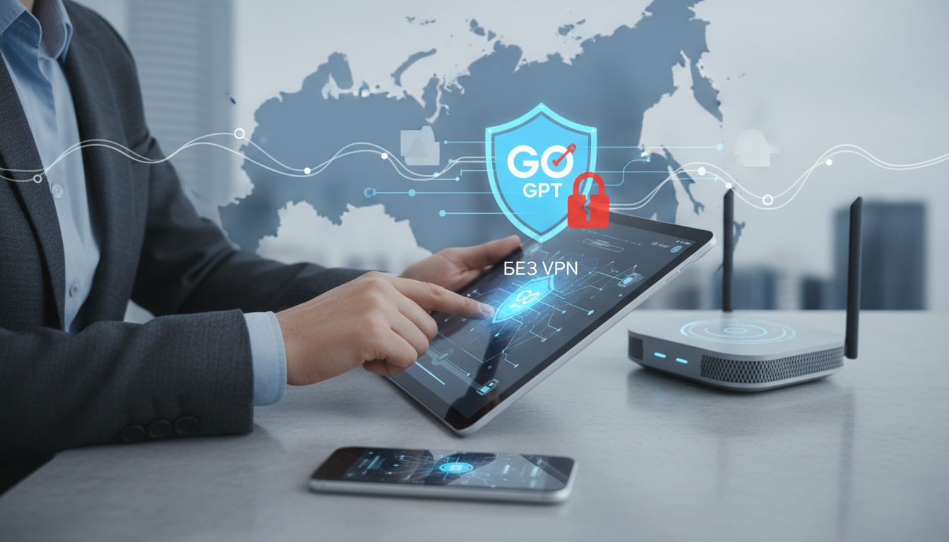 обложка для статьи про GoGPT без VPN инструкция: Как пользоваться и настроить в России