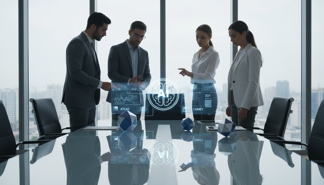 обложка для статьи про Революция в бизнесе: ИИ-агенты Atlas Comet меняют малый бизнес