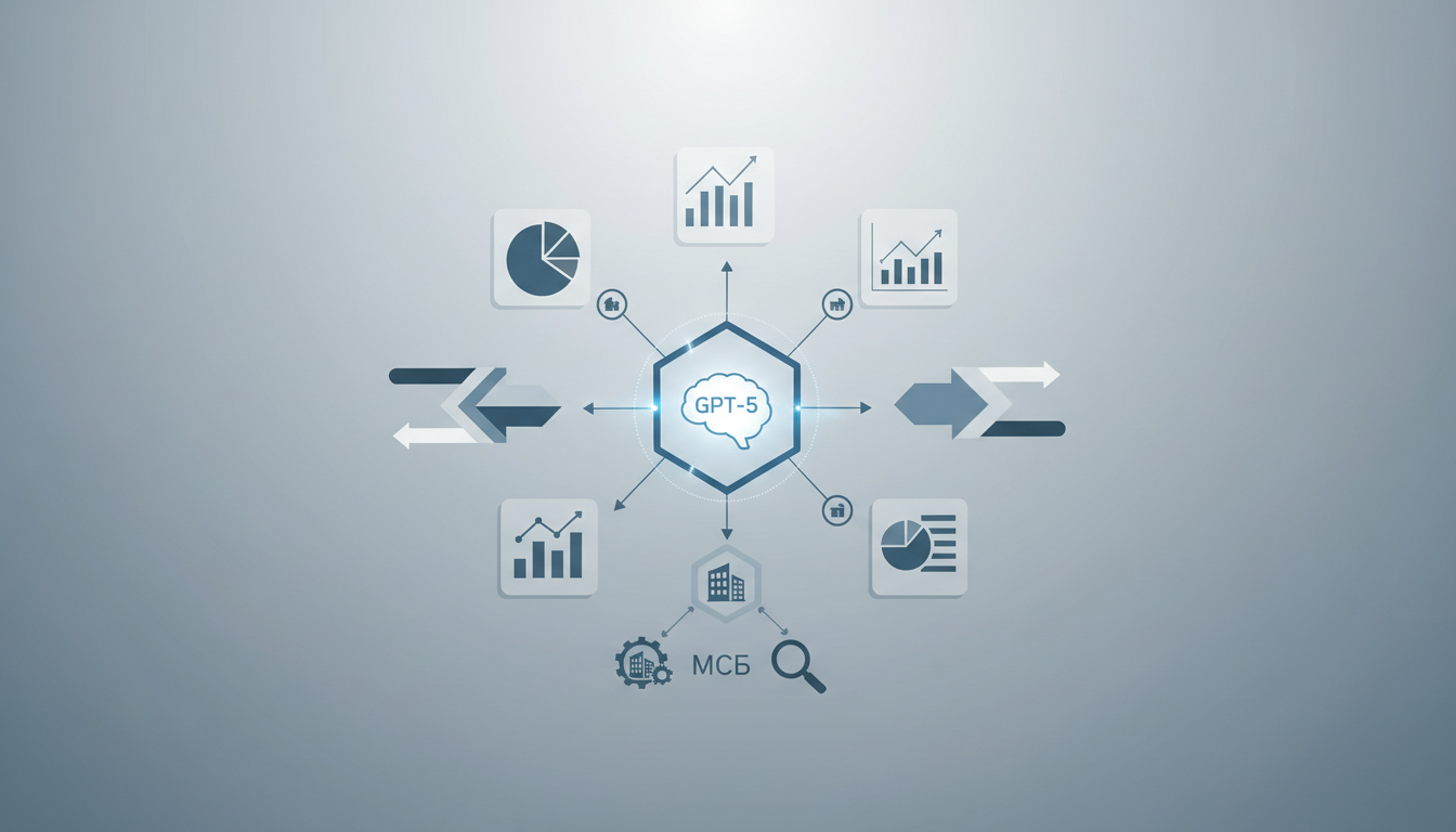 обложка для статьи про Интеграция GPT-5 аналитика: Полный гайд для малого и среднего бизнеса