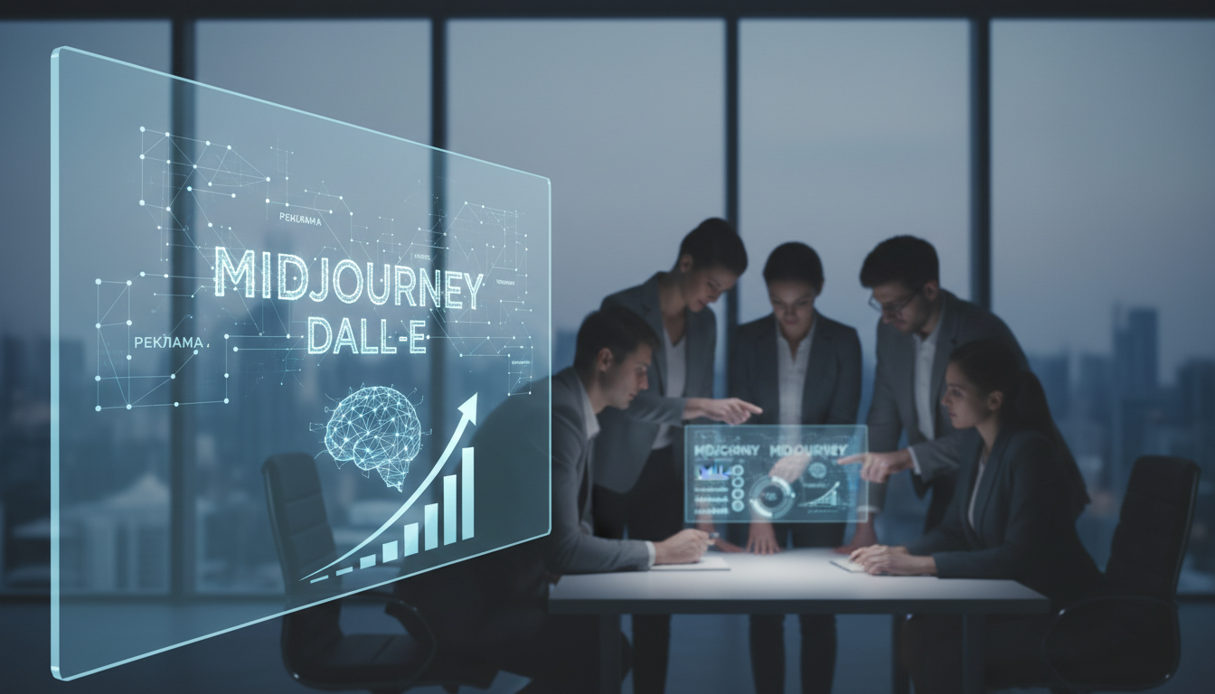 обложка для статьи про Midjourney DALL-E реклама: как нейросети изменят ваш маркетинг