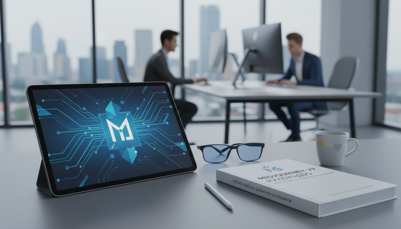 обложка для статьи про Midjourney V7 Руководство: Полный гайд для дизайнеров и новичков