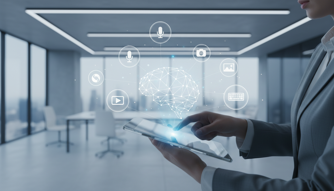 обложка для статьи про Мультимодальные AI ассистенты: Полный гайд по созданию контента