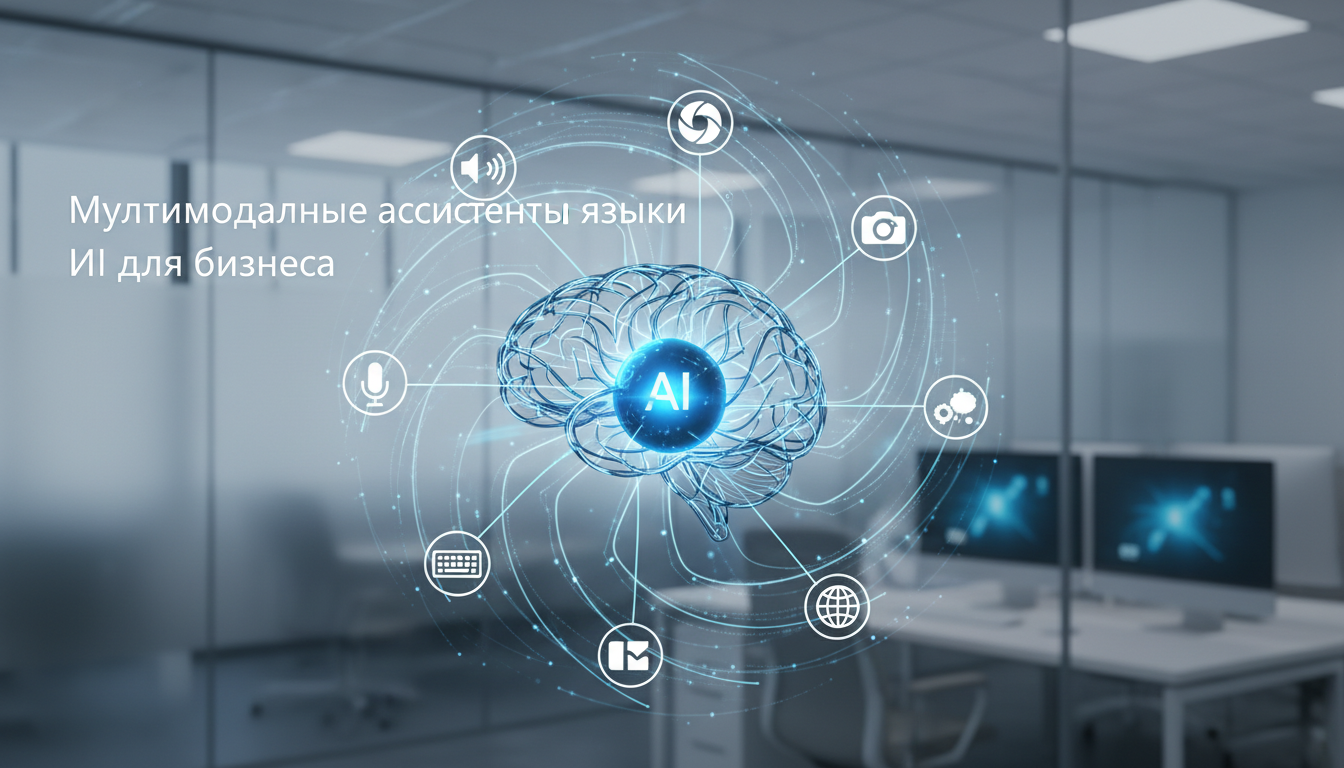 обложка для статьи про Мультимодальные ассистенты языки: ИИ для бизнеса