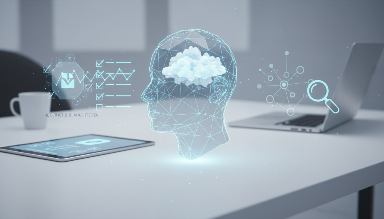 обложка для статьи про Проверка галлюцинаций нейросети: Чек-лист для AI контента