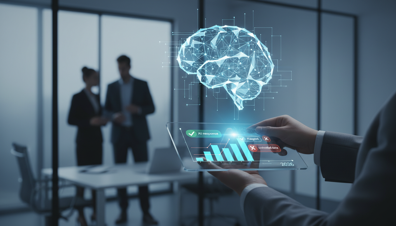 обложка для статьи про Проверка ответов нейросетей: гид по безопасному ИИ в 2026 году