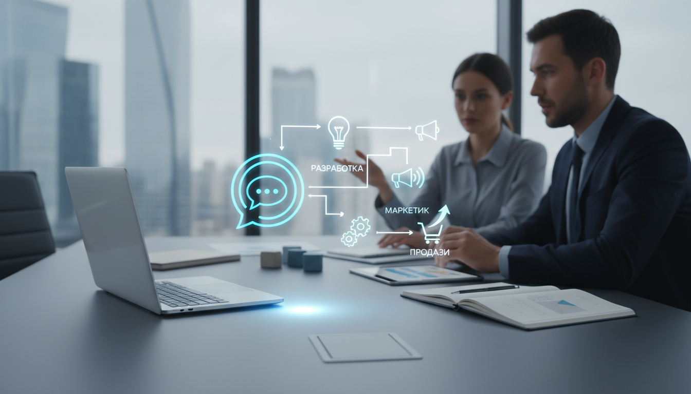 обложка для статьи про Разработка чат-бота для маркетинга: от идеи до продаж